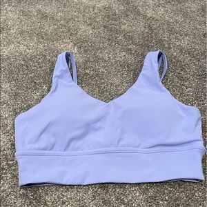 BuffBunny Monarch Sports Bra in Rainwater Blue size M